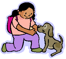 Girl and Puppy